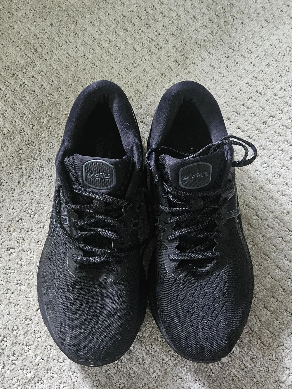 ASICS Men's All-Black Athletic Running Shoes